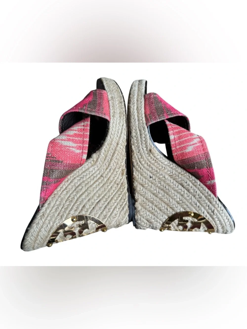 Tory Burch Kristen espadrille wedge sandal size 8